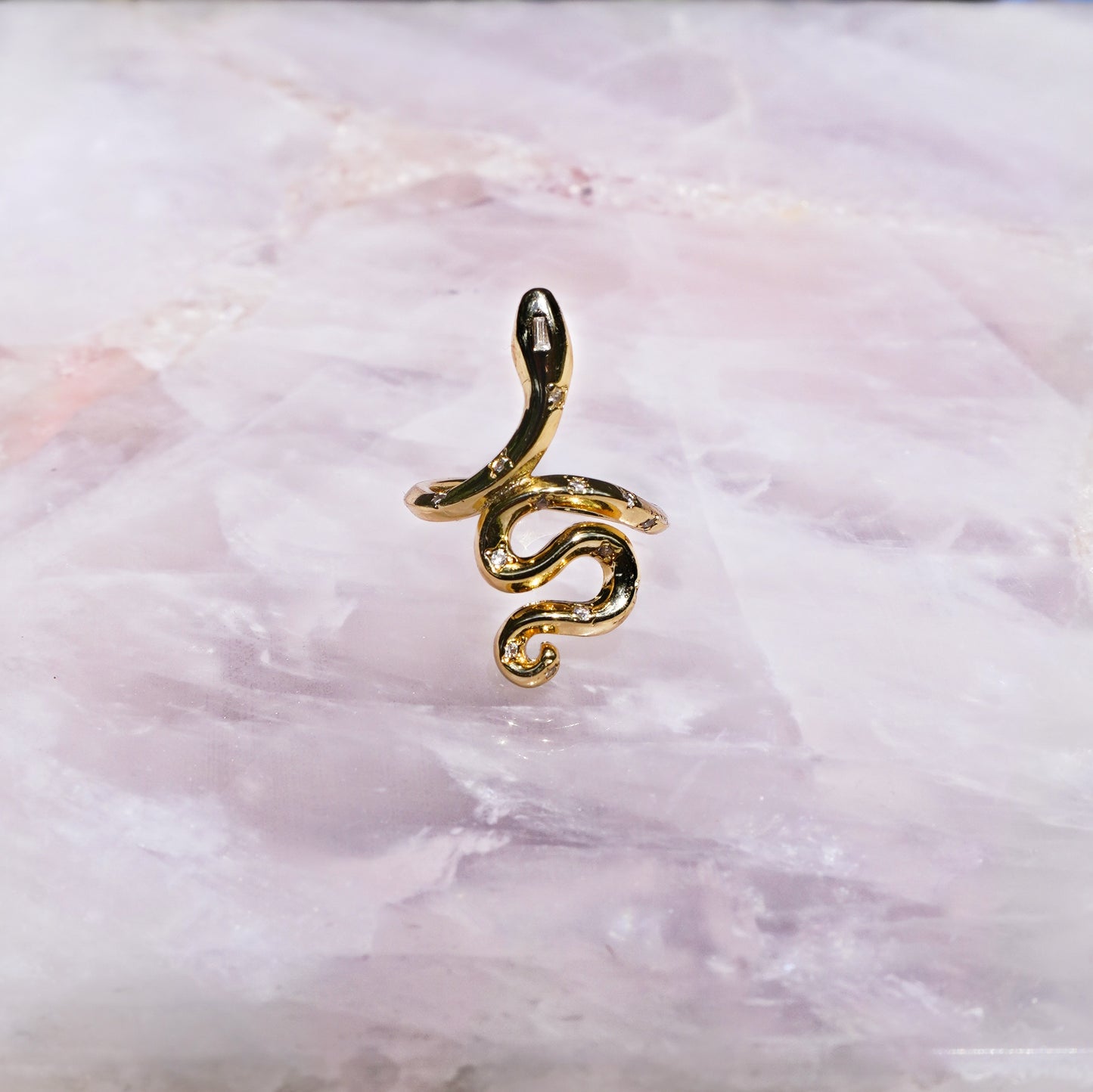 Golden Serpent Ring