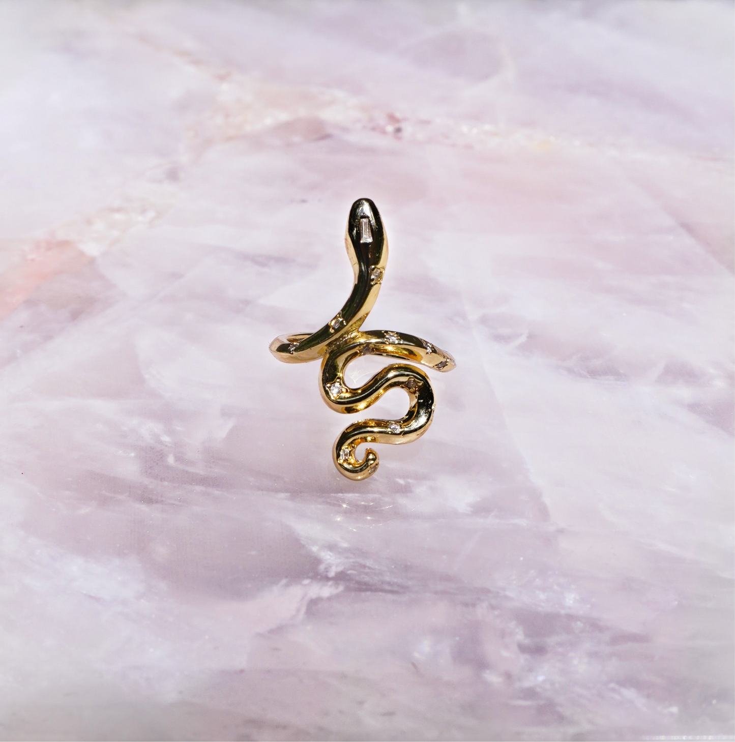 Golden Serpent Ring