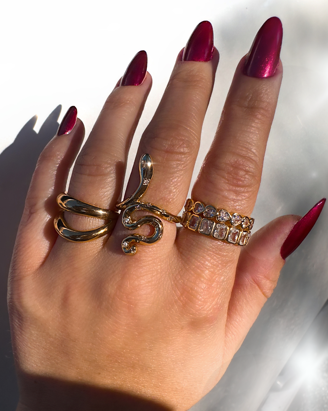 Golden Serpent Ring