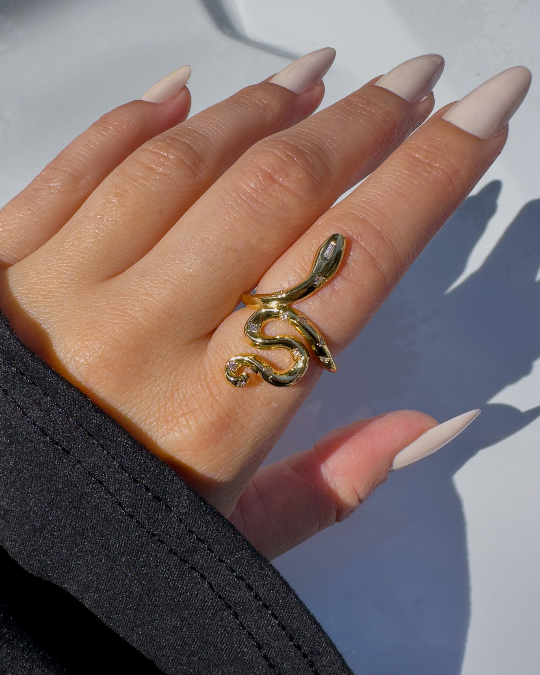 Golden Serpent Ring