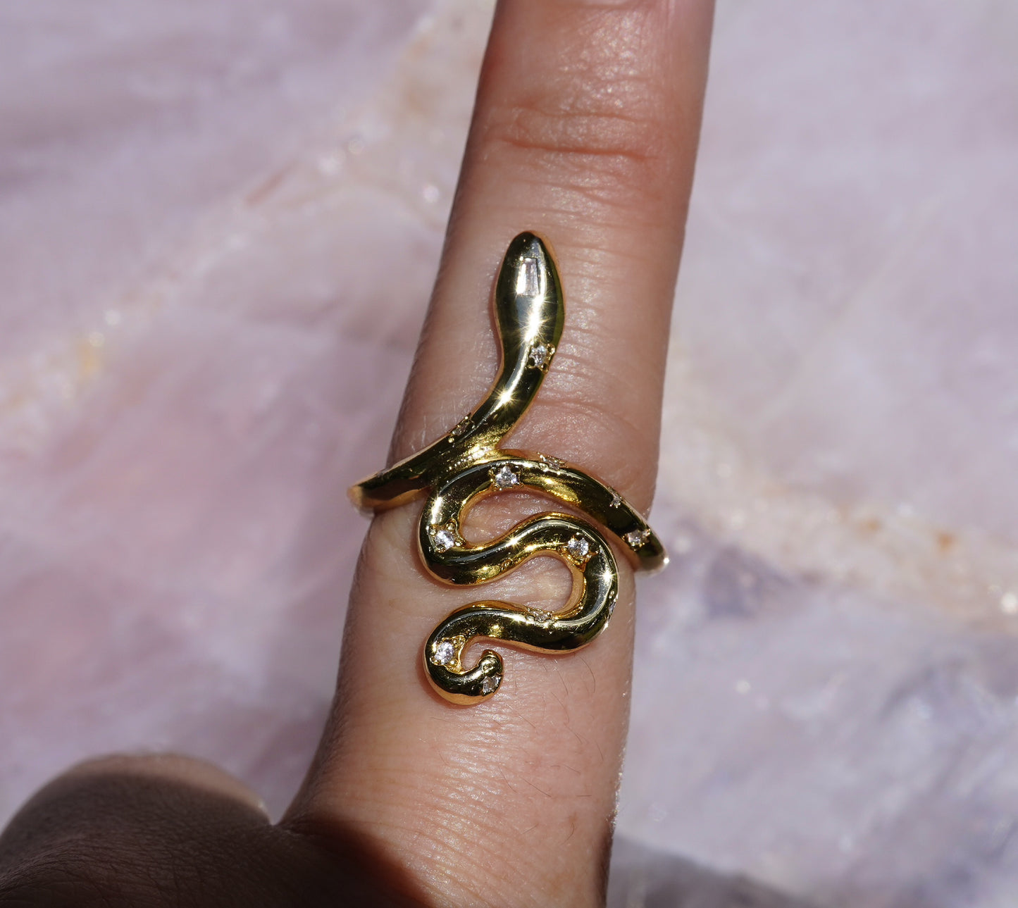 Golden Serpent Ring