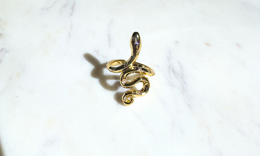 Golden Serpent Ring