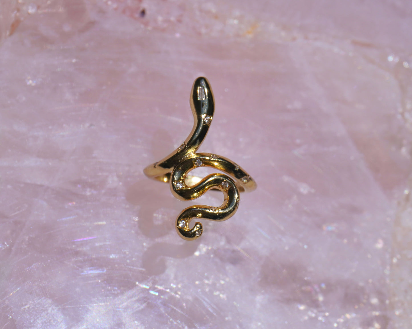 Golden Serpent Ring