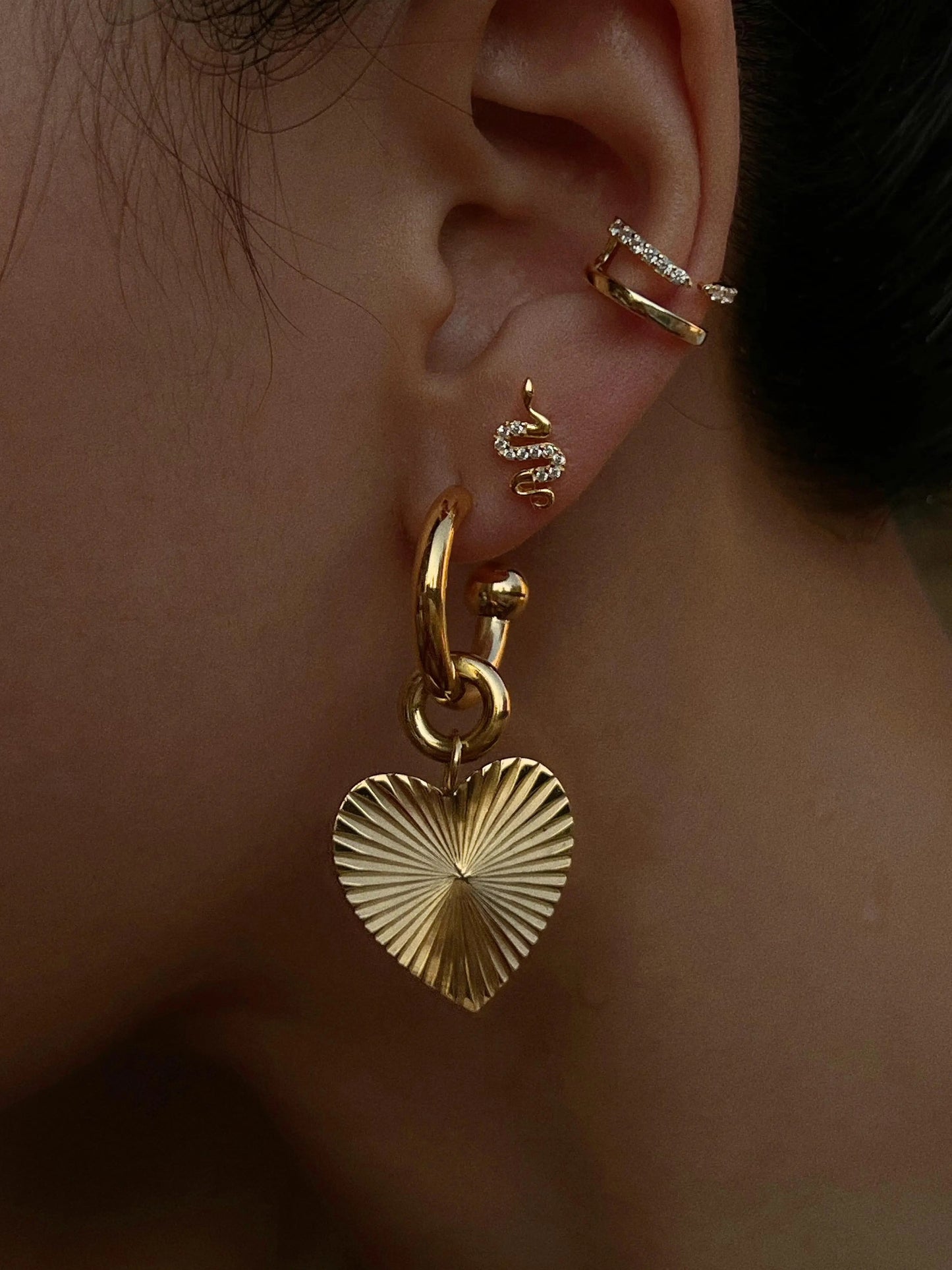 Heart of Gold Earrings